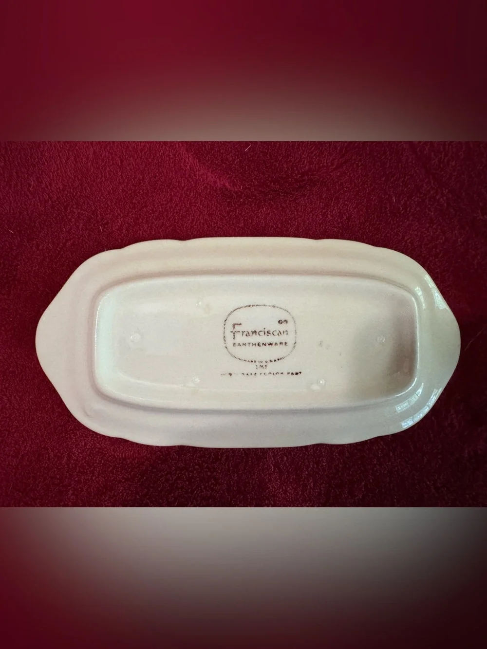 Franciscan Dessert Rose salt shaker and butter dish bottom replacements